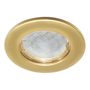 Ecola Light MR16 DL90 GU5.3 Светильник встр. плоский Перламутровое золото 30x80 (кd74)