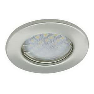 Ecola Light MR16 DL90 GU5.3 Светильник встр. плоский Сатин-Хром 30x80