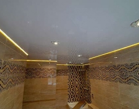  Натяжные потолки и интерьер